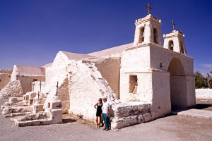 Imagen de la iglesia del poblado de Chiu Chiu en Antofagasta