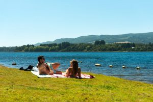 Playa Lanalhue en la Región del Biobío
