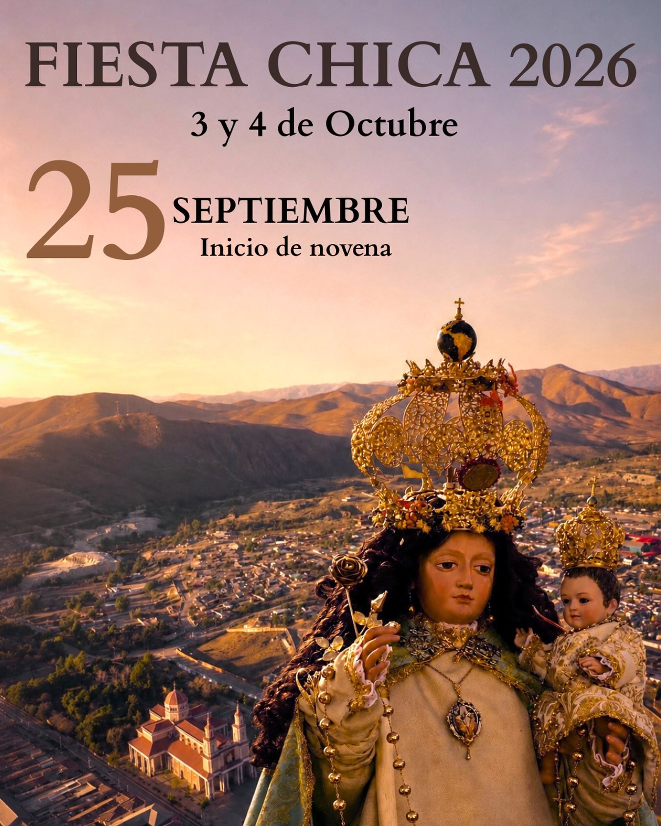 Afiche Fiesta Chica de Andacollo 2026