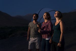 Turistas disfrutando de los hermosos cielos de la Región de Coquimbo