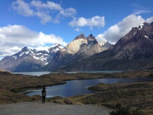 Hermosa vista de los cuernos de las Torres del Paine