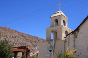 Imagen de la Iglesia en el pueblo de Codpa, Región de Arica y Parinacota