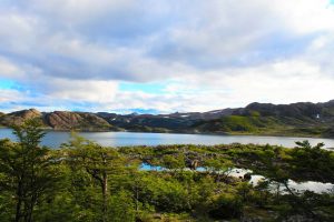 Laguna de los diente de Navarino en la región de Magallanes