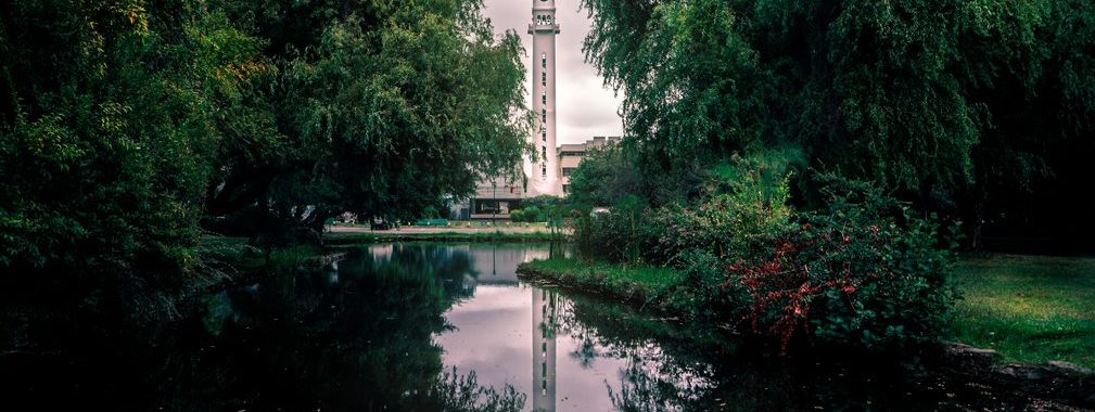 Imagen de la Laguna de Los Patos en la Universidad de Concepción
