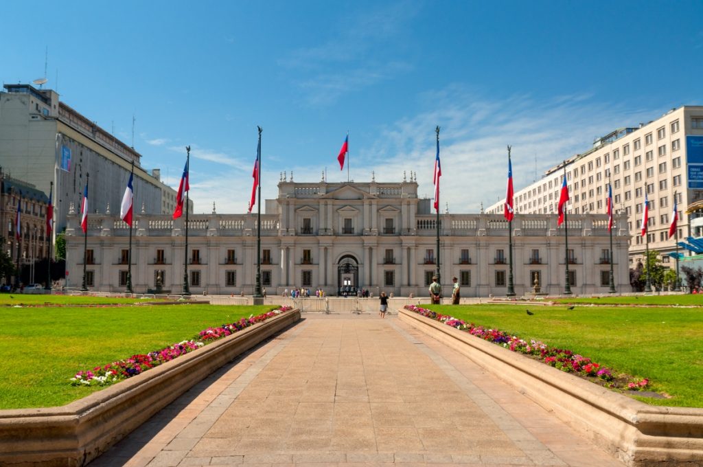 Imagen del Palacio La Moneda