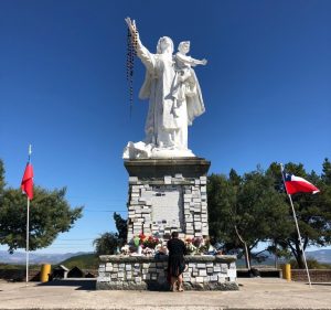 Imagen del cerro la Virgen de Talca