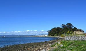 fotografía de la costa de talcahuano en biobio