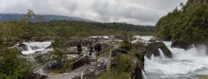fotografía de los saltos de petrohué