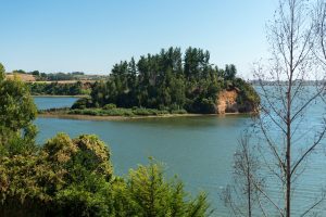 vista panorámica lago budi