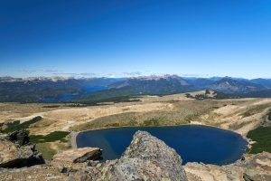 anorámica Laguna Icalma desde Batea Mahuida