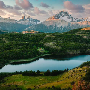 fotografía de vista a cerro castillo