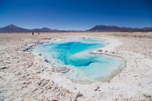 fotografía de laguna en glaciar pedernales
