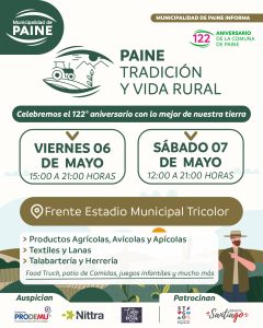 Afiche feria paine tradición y vida rural