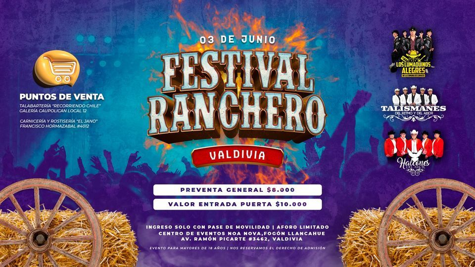 Afiche Festival Ranchero Valdivia