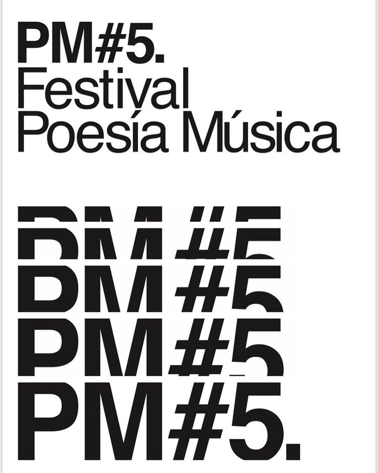 afiche festival poesía y música pm5
