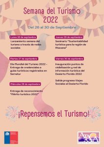 información actividades semana del turismo en atacama