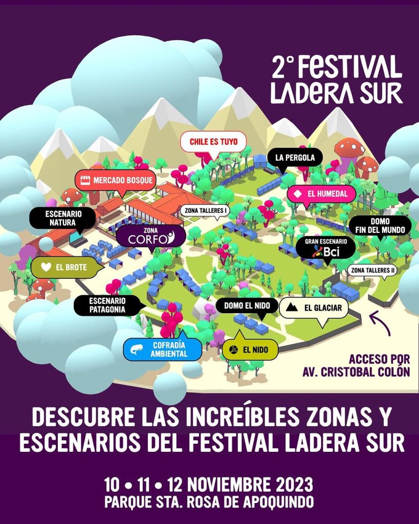 Conoce la programación de Chile es Tuyo en el Festival Ladera Sur 2023