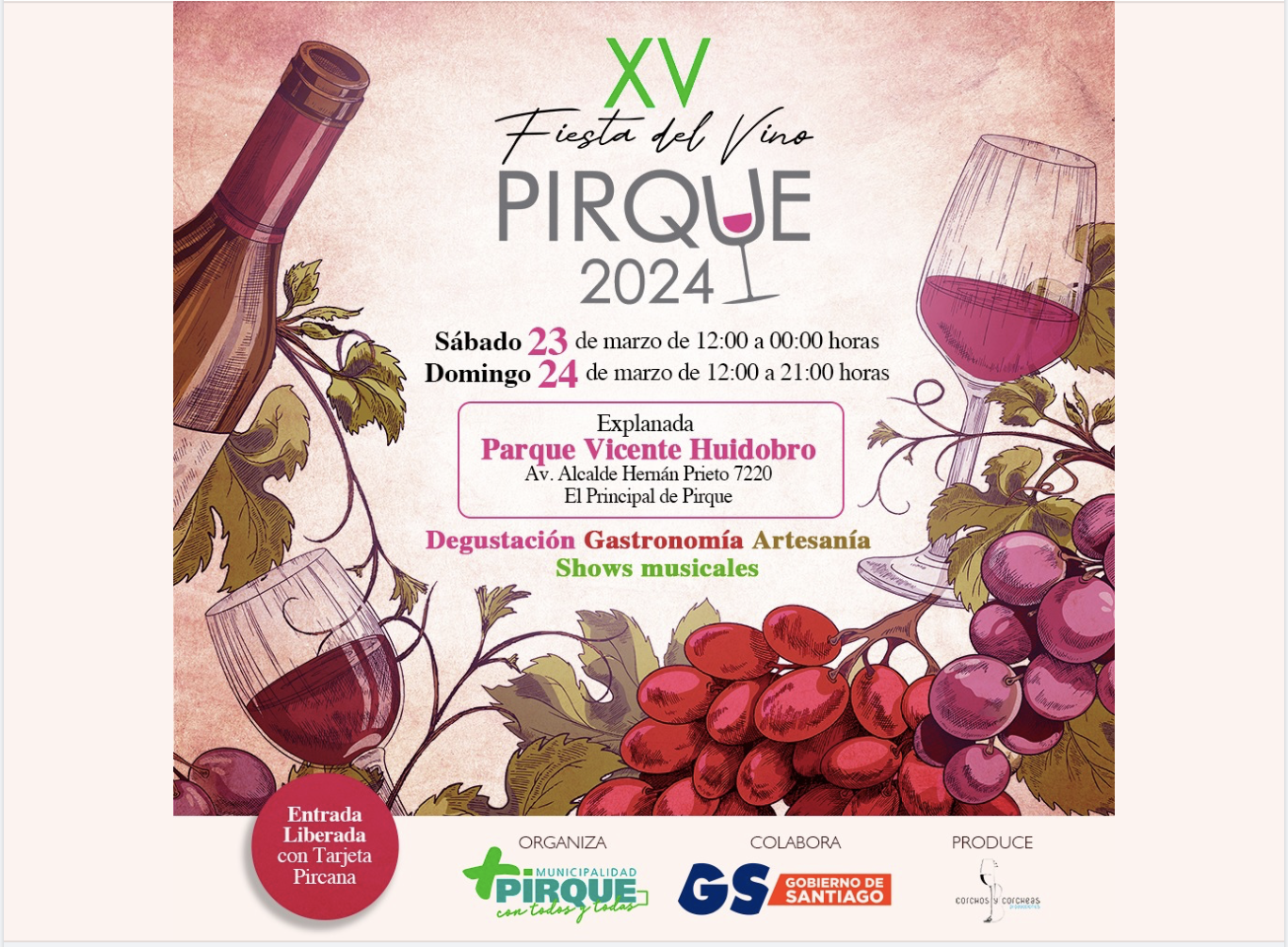 Fiesta del vino Pirque 2024