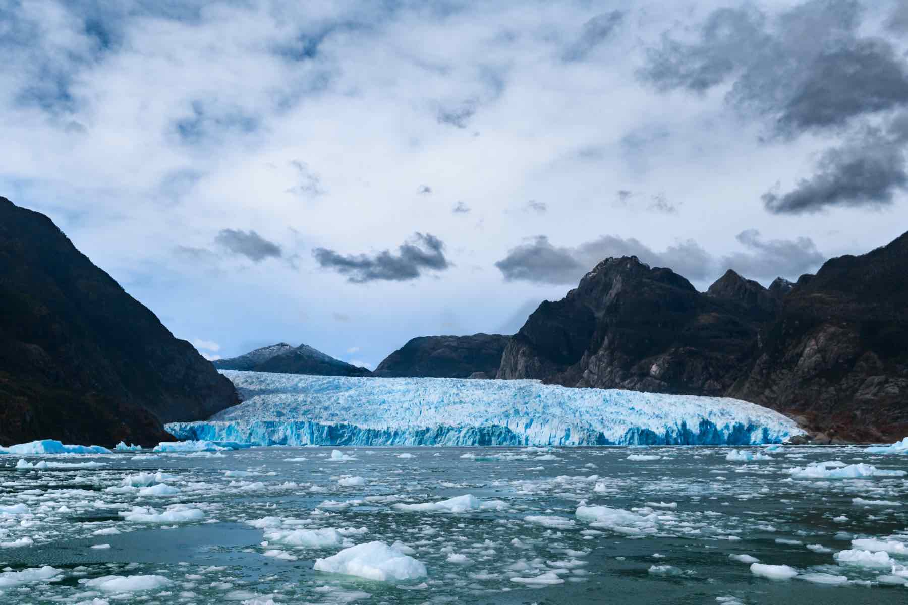 El Glaciar San Rafael es parte de la Ruta Glaciares de Aysén.