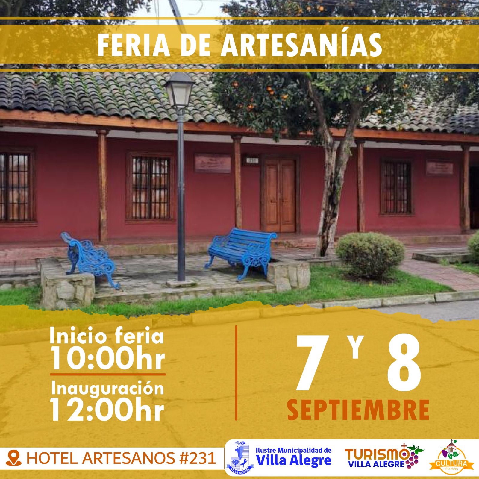 Feria de Artesanías en Villa Alegre