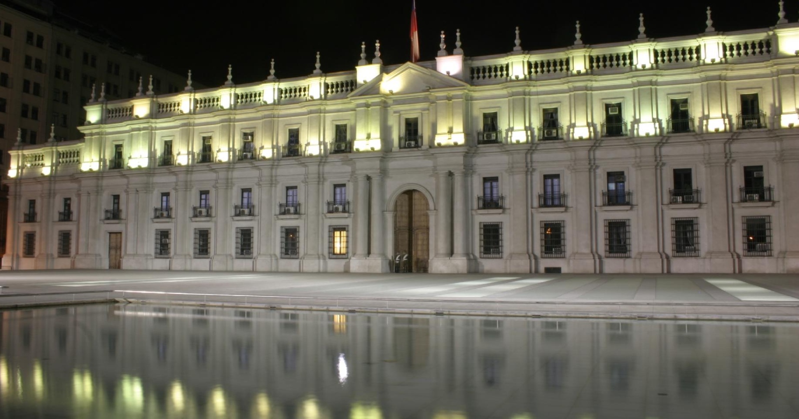 La Moneda proyección 3D