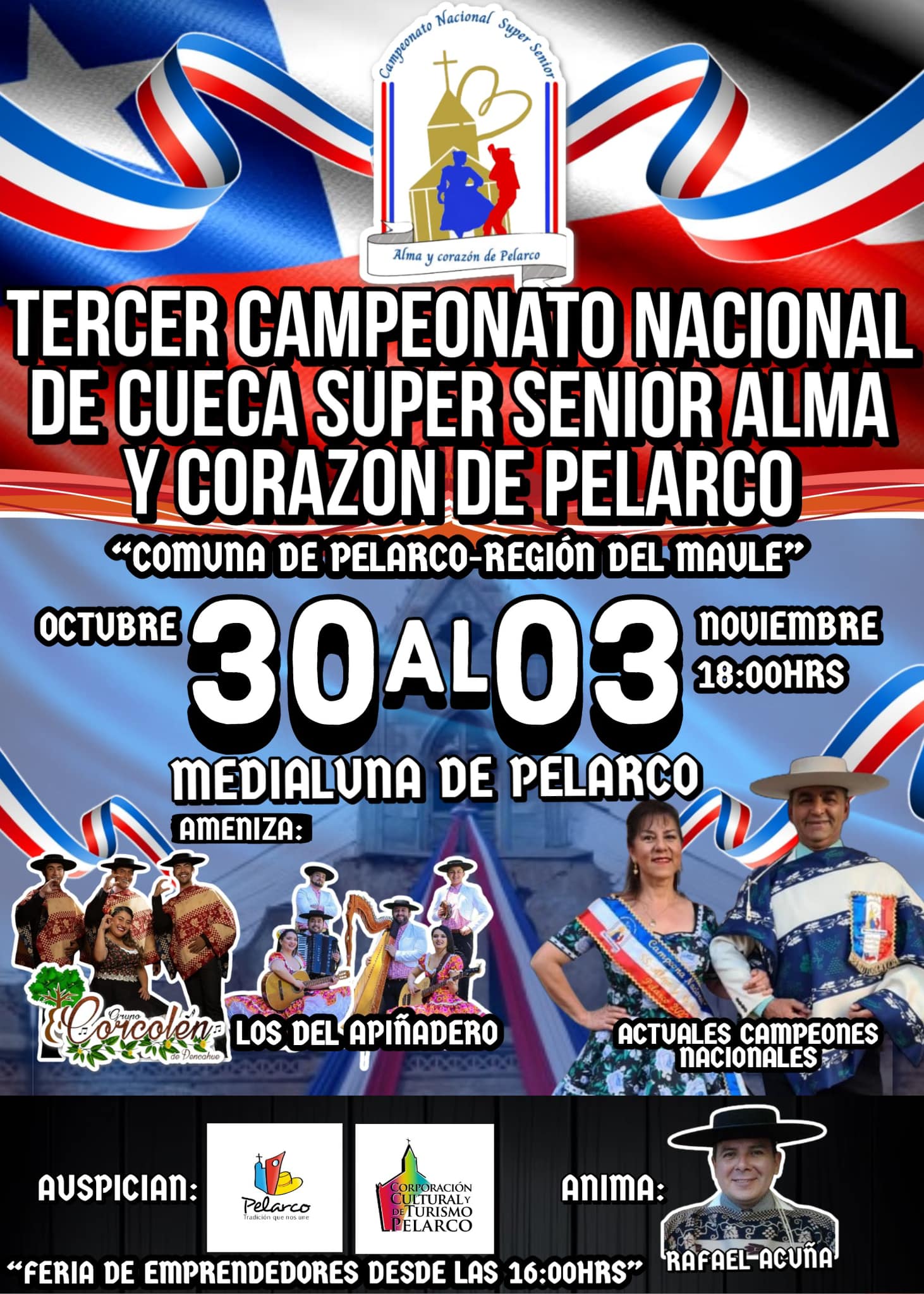 Tercer Campeonato nacional de cueca super senior, Alma y corazón de Pelarco