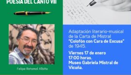 Colofón: Poesía del Canto VIII en el Museo Gabriela Mistral