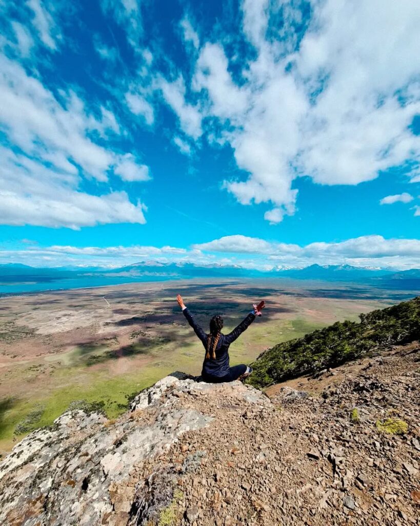 Cerro Dorotea tiene vista hacia Chile y Argentina.
