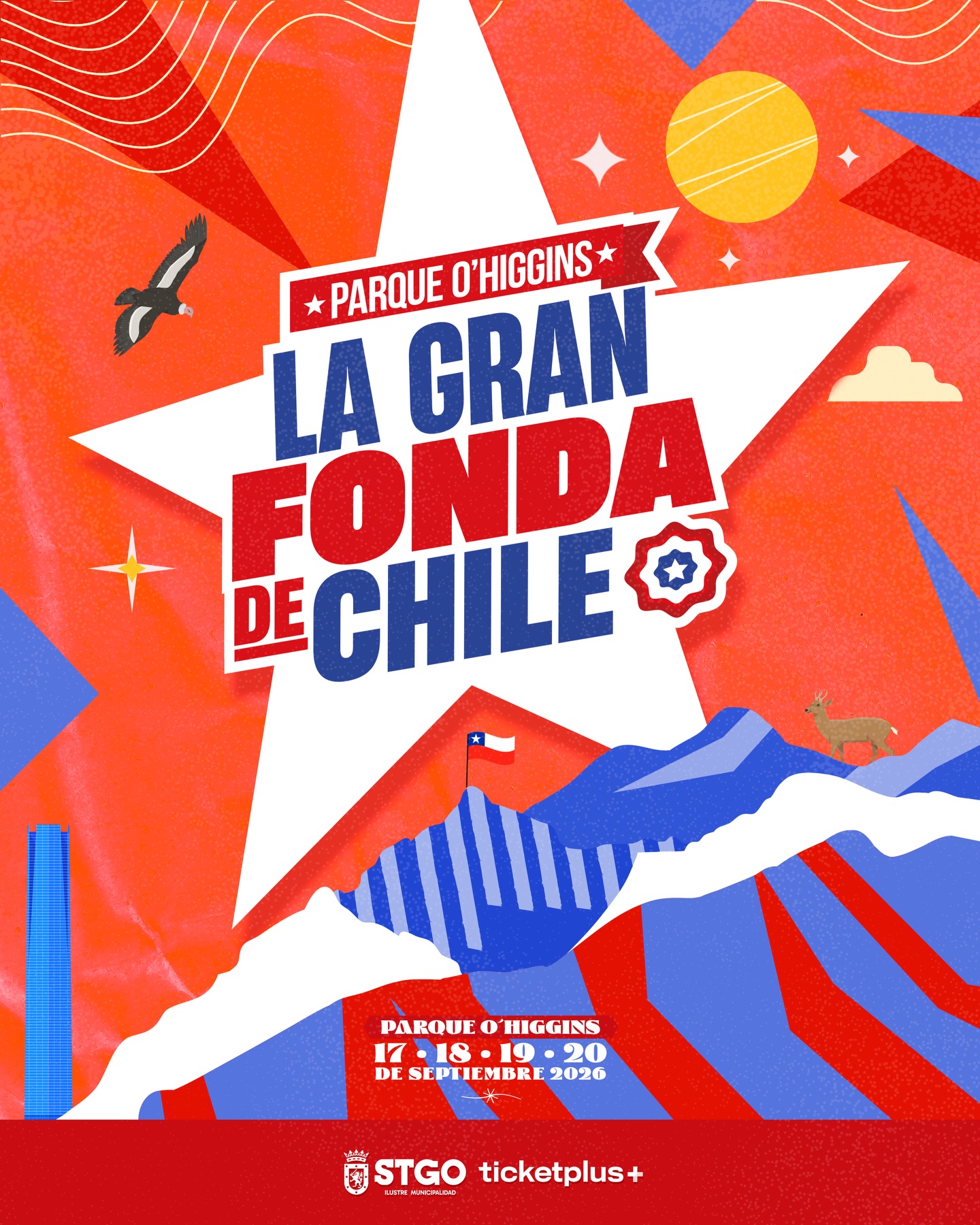 Afiche la Gran Fonda de Chile