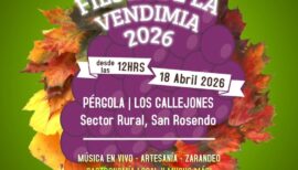 Vendimia de San Rosendo 2026