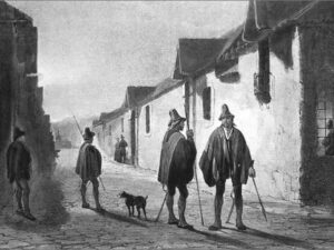 Fotografía de un grupo de serenos.