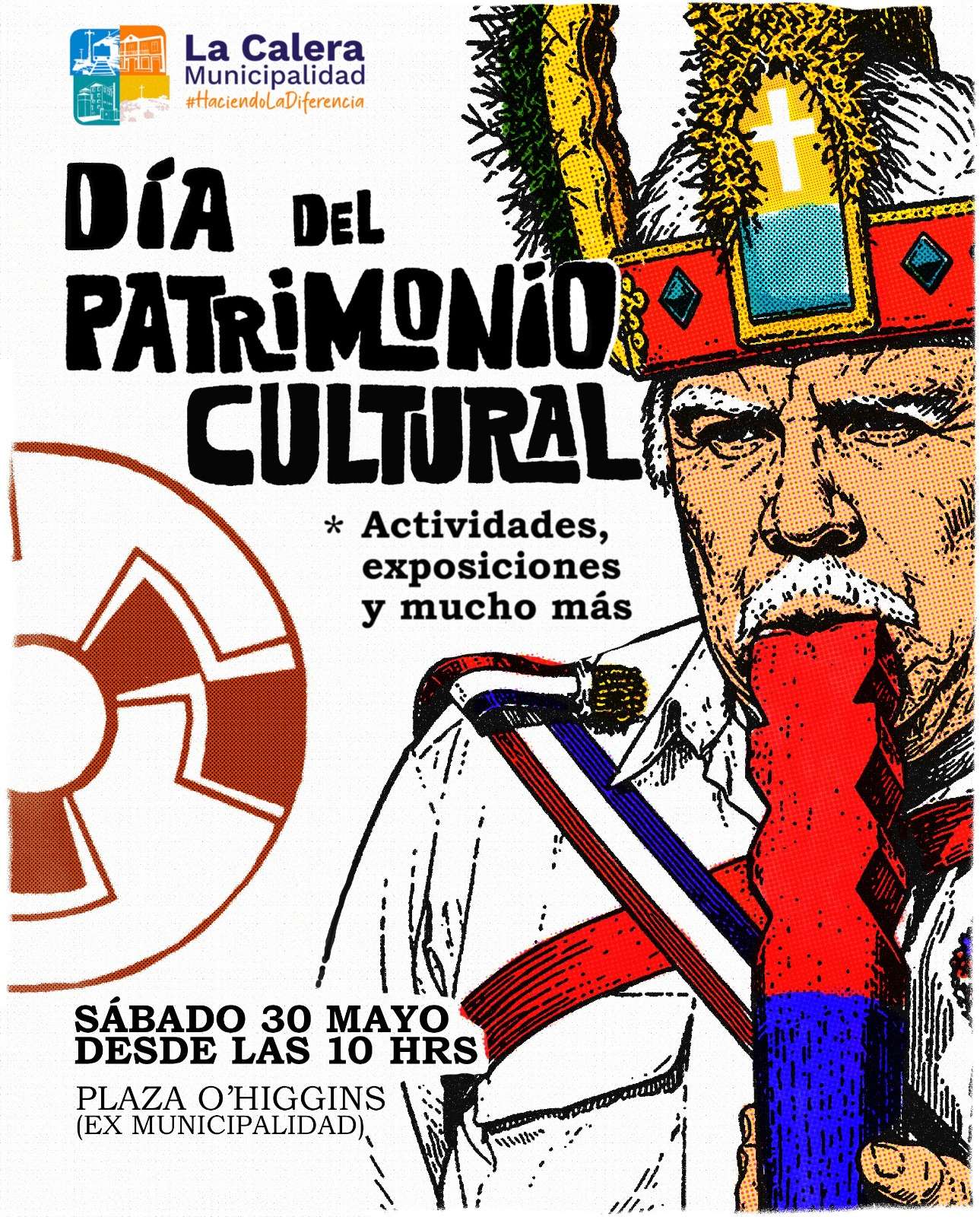 Afiche promocional del Día del Patrimonio en La Calera