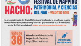 HACHO: Festival de Mapping Patrimonial y Ciencias del Mar