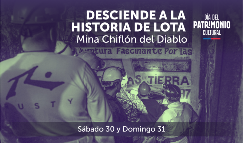 Afiche promocional de la Mina Chiflón del Diablo.