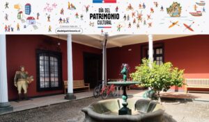 Afiche promocional del Museo O'Higginiano y de Bellas Artes.