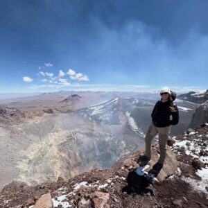 Fotografía del Volcán Lascar.