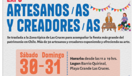 Día del Patrimonio en El Tabo: Expo Artesanos