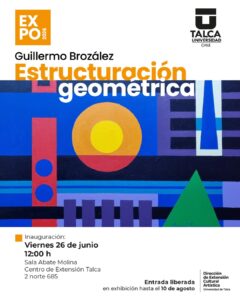 Afiche Exposición Geometría, color y emoción.