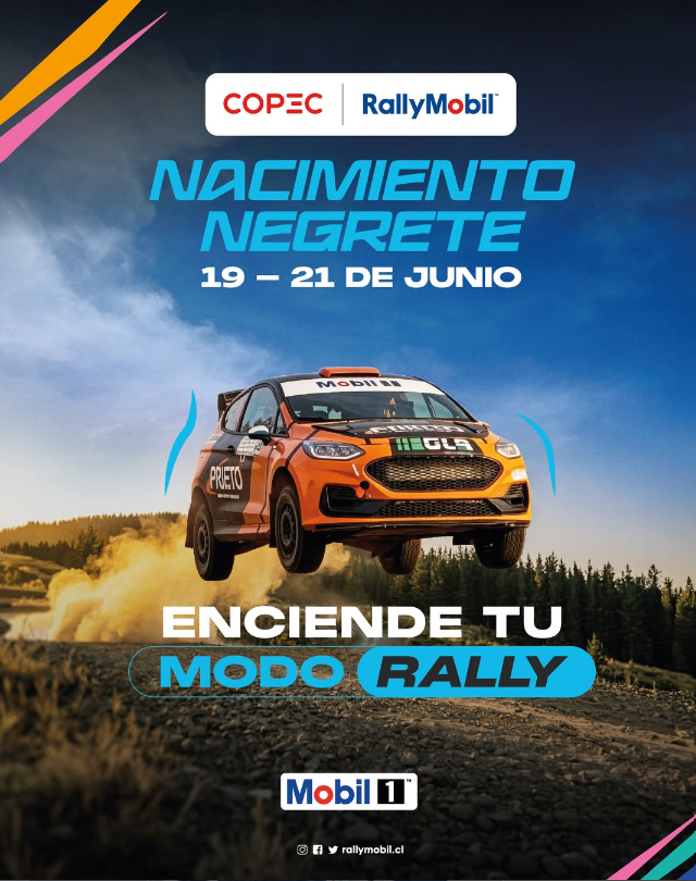 Afiche promocional Rally Nacimiento Negrete.