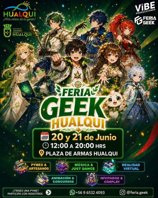 Feria Geek de Hualqui.