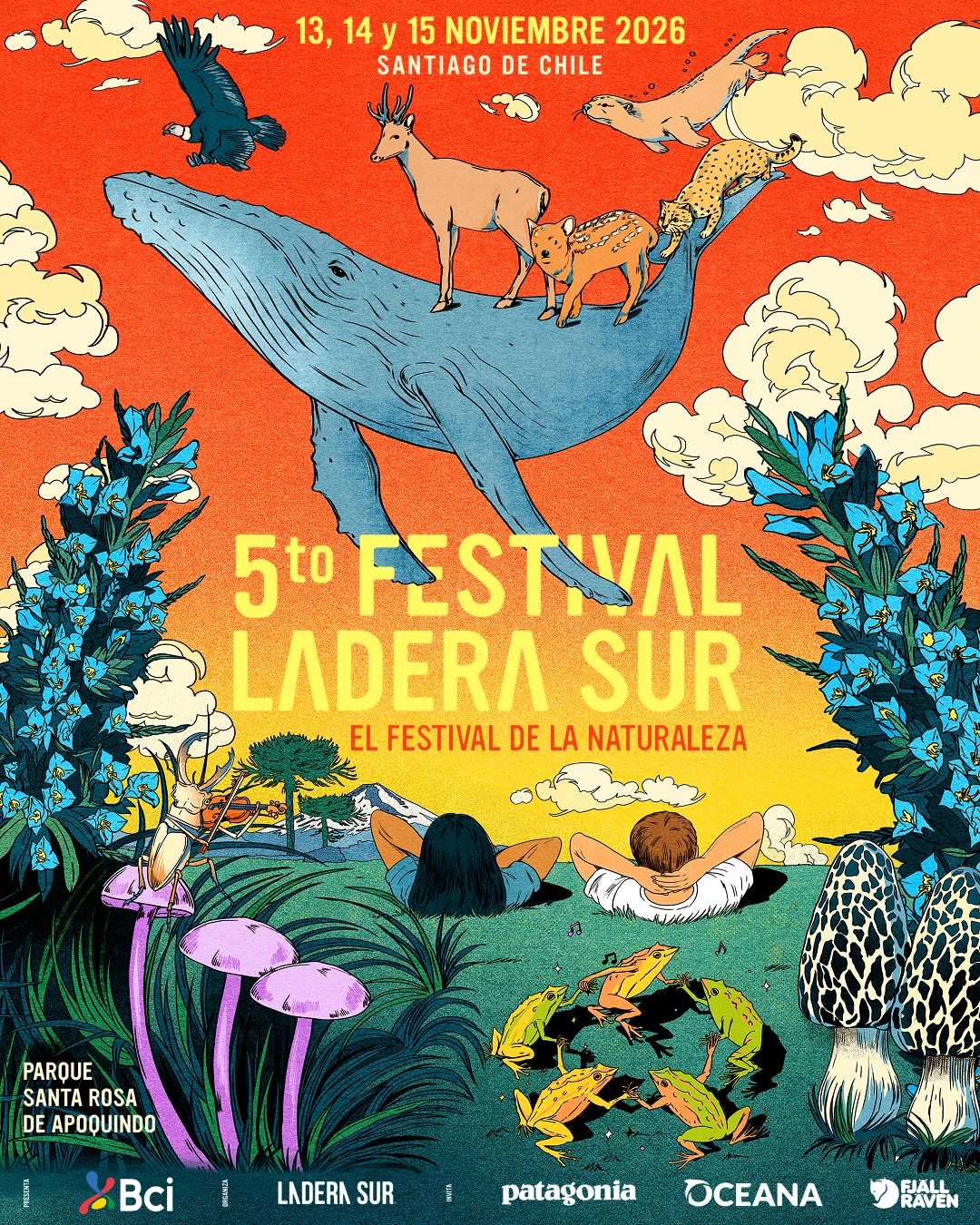 Afiche Festival Ladera Sur.