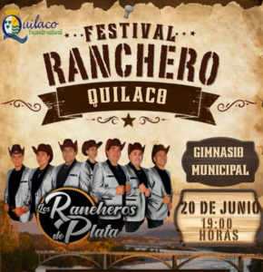 Afiche promocional del Festival Ranchero de Quilaco.