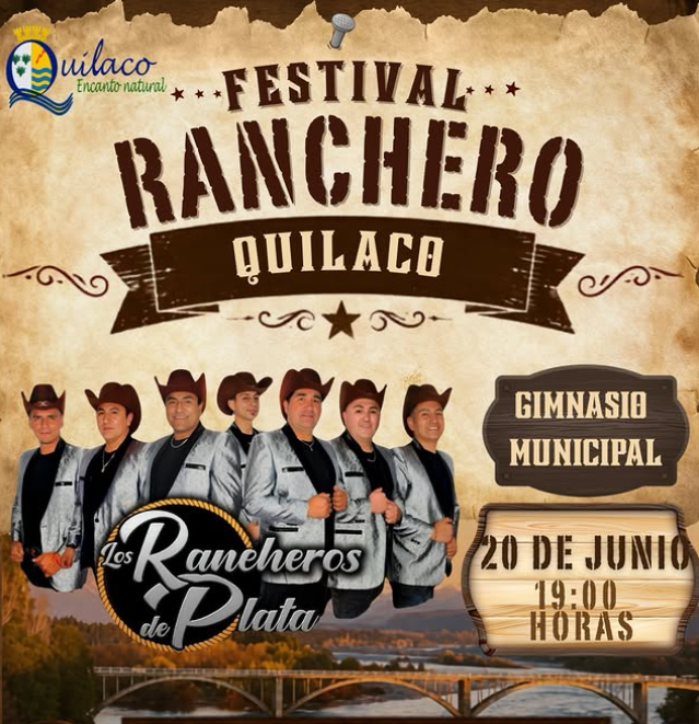 Afiche promocional del Festival Ranchero de Quilaco.