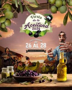 Afiche promocional Fiesta de la Aceituna.