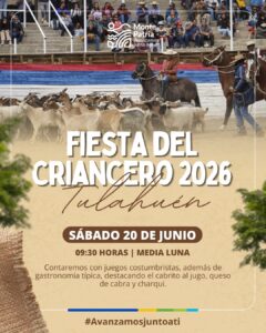 Afiche promocional de la Fiesta del Criancero de Tulahuén.