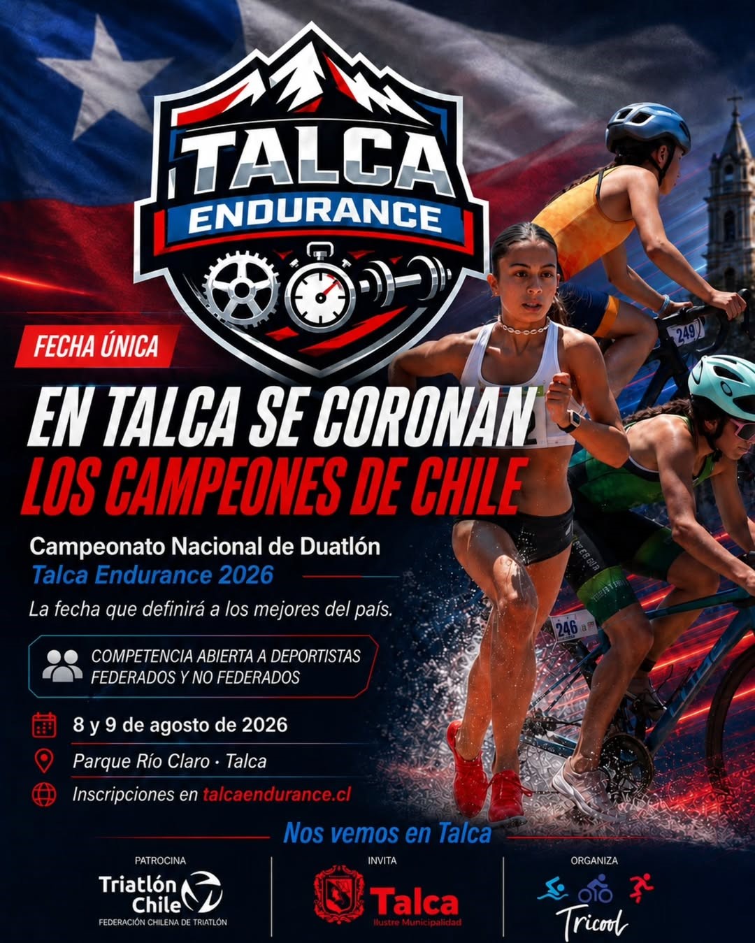 Afiche promocional de Talca Endurance.