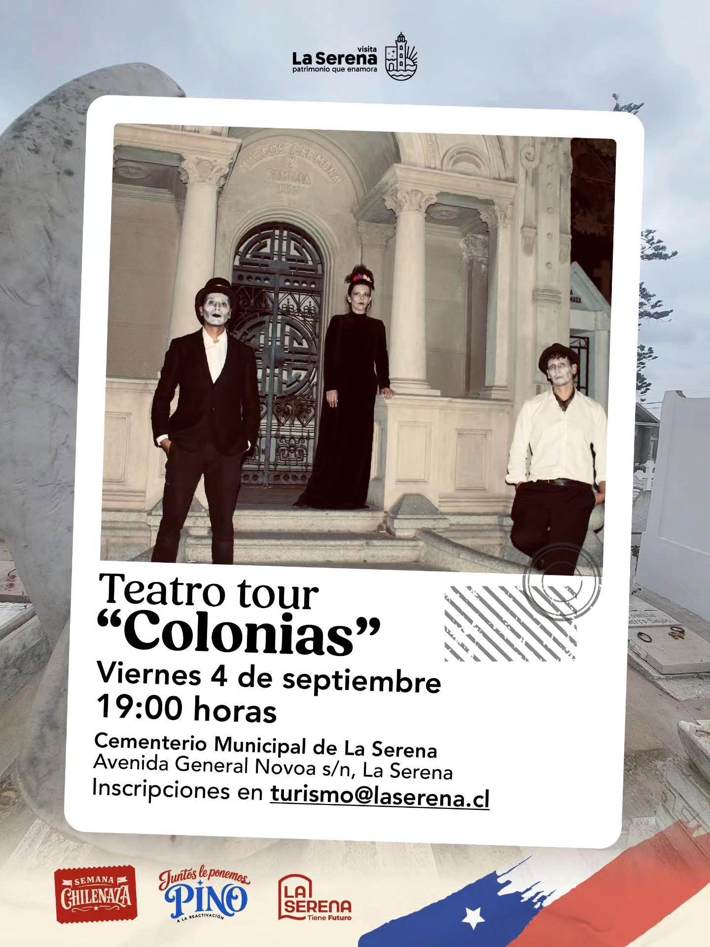 Afiche Teatro Tour Colonias.