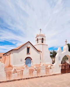 Imagen de la iglesia de San Pedro de Atacama.