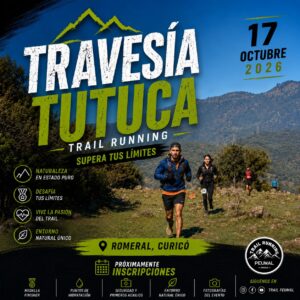Afiche travesía tutuca trail running