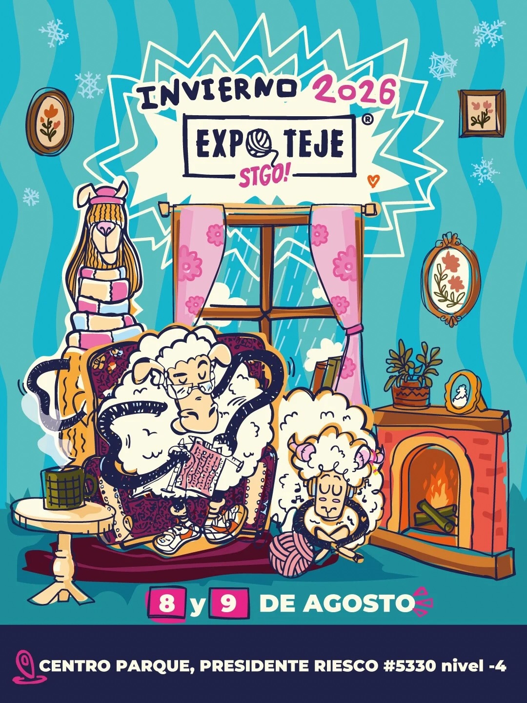 Afiche informativo Expo Teje.